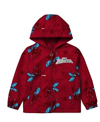 Spider-Man Boys' 2T-7 Printed Long-Sleeve Windbreaker Jacket