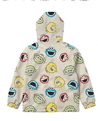Sesame Street Boys' Toddler 2T-5T Printed Hooded Windbreaker Jacket