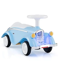 Slickblue Toddler Ride On Toy Classic Sliding Car with Horn & Led Headlight