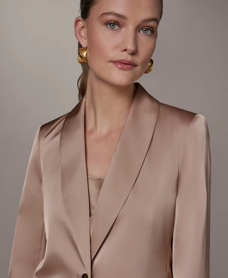 Donna Karan New York Petite Lapel Neck Jacket