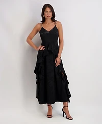 Siena Women's V-Neck Long Dress