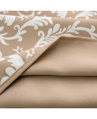 Olivia 100% Polyester 190 Gsm Cressida Reversible Grommet Curtain Panel 54" x 90