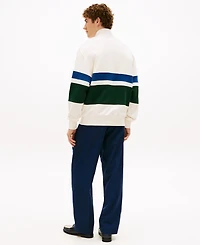 Tommy Hilfiger Men's Country Club Stripe Quarter-Zip Sweatshirt