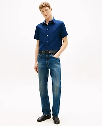 Tommy Hilfiger Men's Solid Short-Sleeve Shirt