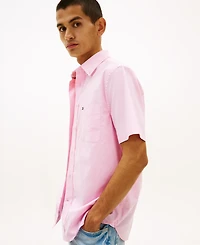 Tommy Hilfiger Men's Short-Sleeve Oxford Shirt