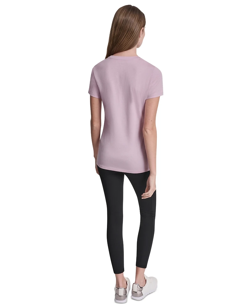 Dkny Sport Women's Foil Logo T-Shirt