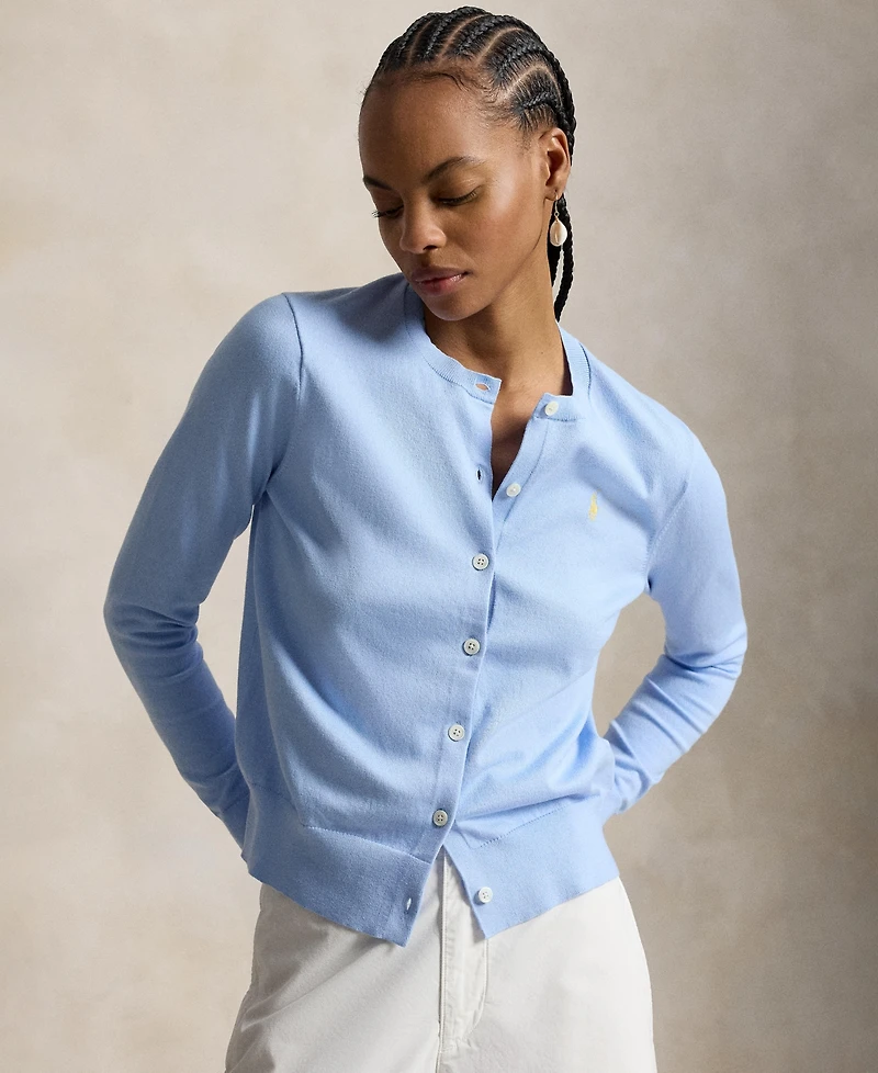 Polo Ralph Lauren Women's Crewneck Button-Up Cardigan