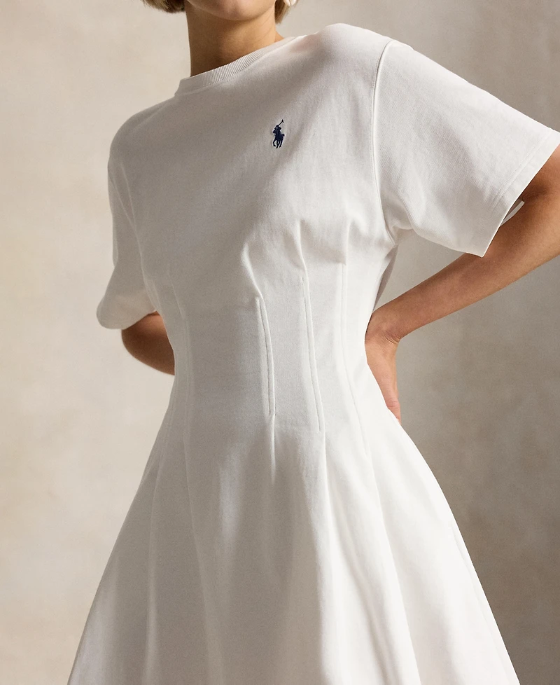 Polo Ralph Lauren Women's Crewneck Fit & Flare T-Shirt Dress