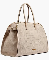 Donna Karan New York Satin Croco Extra Large Tote Bag