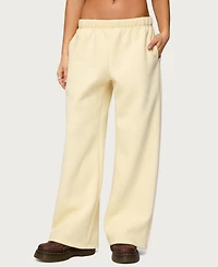 Edikted Women's Jaylie Wide Leg Sweatpants