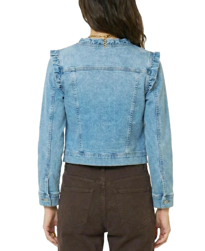 Central Park West Women's Nevada Girly Denim Jacket