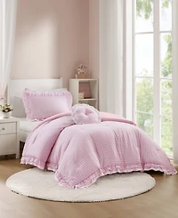 Intelligent Design Rowena Breathable Microfiber 3-Pc. Comforter Set, Twin/Twin Xl