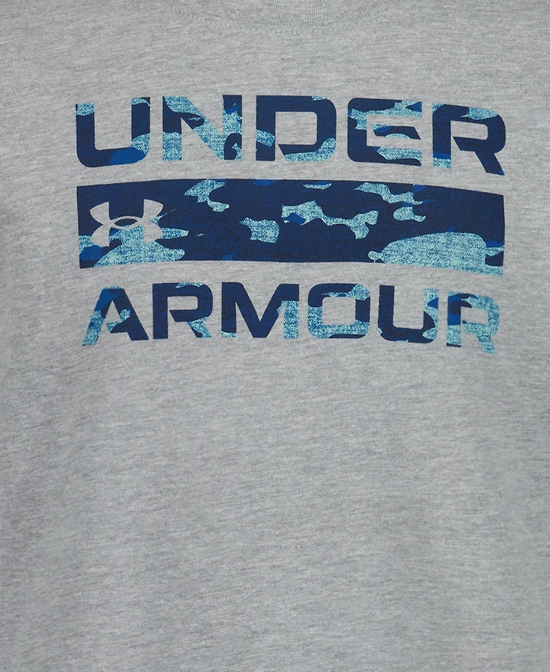 Under Armour Boys' 8-20 Stacked Logo Short-Sleeve T-Shirt
