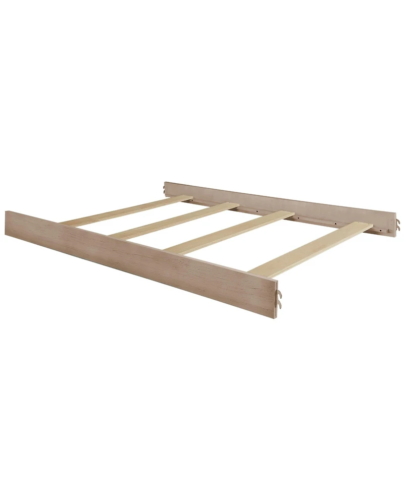 Dream On Me evolur Full-Size Bed Conversion Rails, Designed & Tested for Cribs, Durable Hardwood Build with Secure Mattress Slats