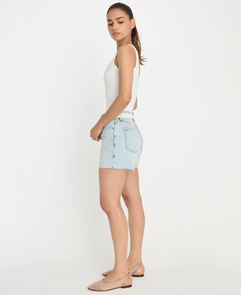 Good American Women's Mid-Rise Shorts
