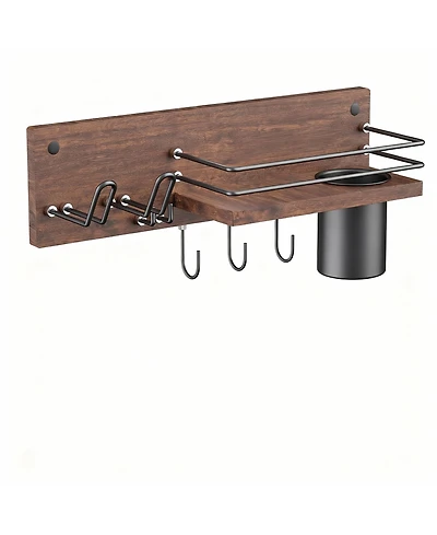 Yigii Wooden Hair Dryer Holder