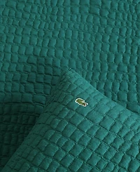 Lacoste Home Croc Scale Cotton 2-Pc. Quilt Set, Twin