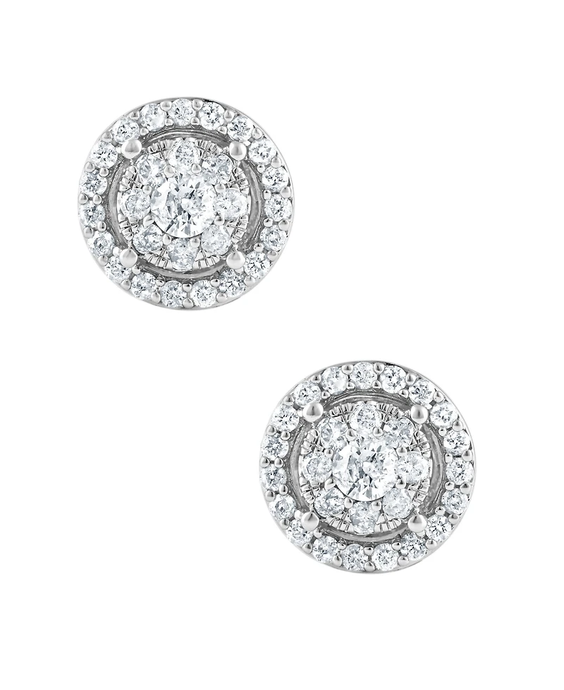 Macy's Diamond Earrings (1/2 ct. t.w.) in 14k White Gold