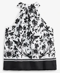 I.n.c. International Concepts Petite Printed Halter Top, Macy's Exclusive
