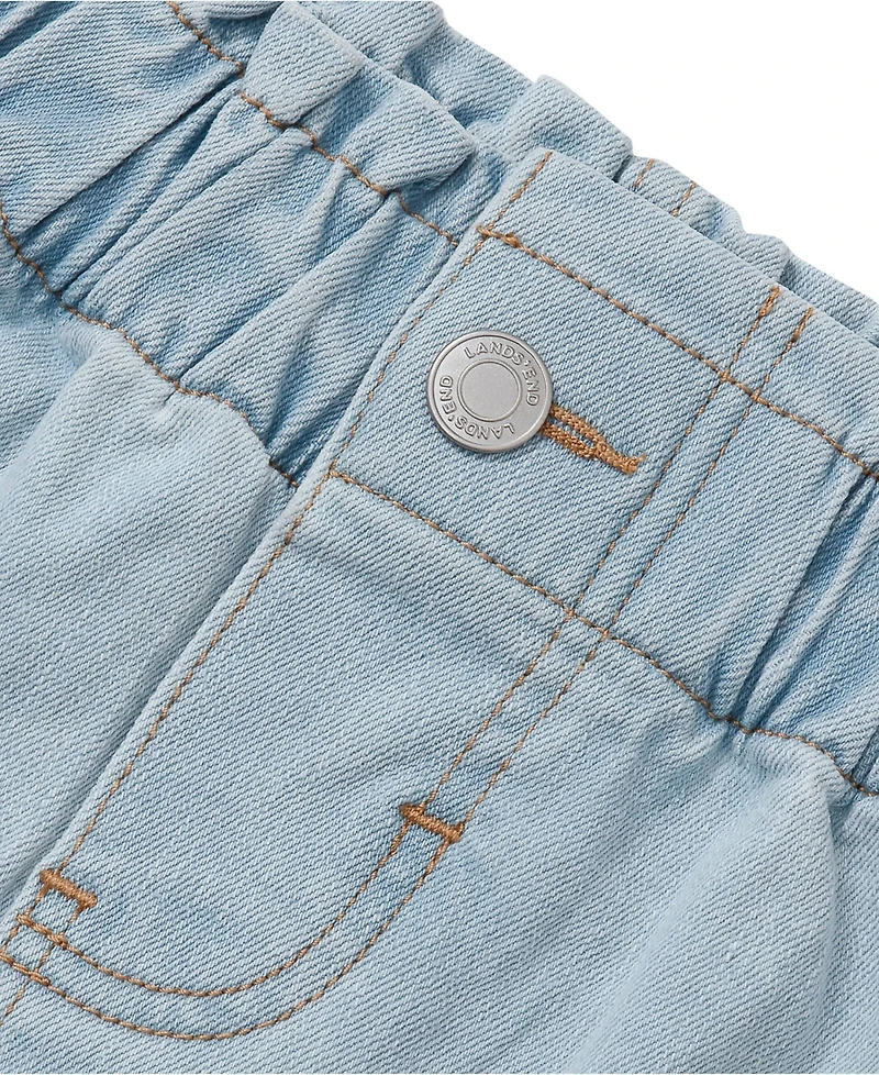 Lands' End Girls Denim Skirt