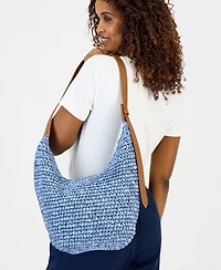 Style & Co Whip-Stitch Soft 4-Poster Tote, Exclusively at Macy's