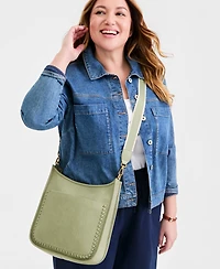 Style & Co Whipstitch Medium Crossbody, Exclusively at Macy's