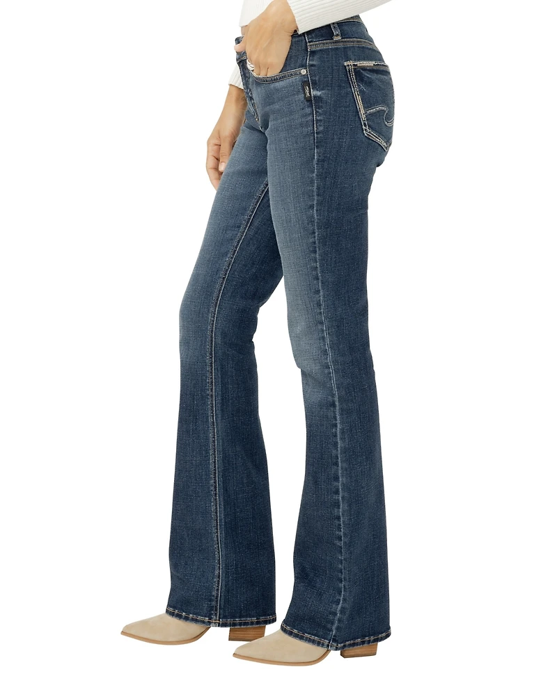 Silver Jeans Co. Women's Elyse Mid Rise Bootcut