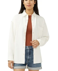 Silver Jeans Co. Women's Relaxed Button-Up Shirt