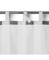 Elrene Home Fashions Highland Stripe Indoor/Outdoor Window Curtain