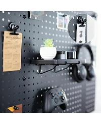 Yigii Magnetic Clamp-On Pegboard Organizer for Desk, Flexible Placement, Easy Installation