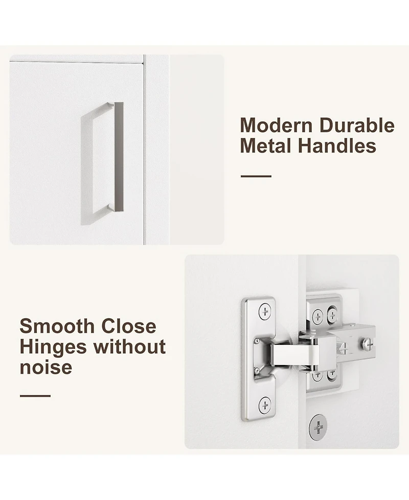 gaomon “16″ Freestanding Bathroom Vanity with Sink, Soft Close Doors & Drawer