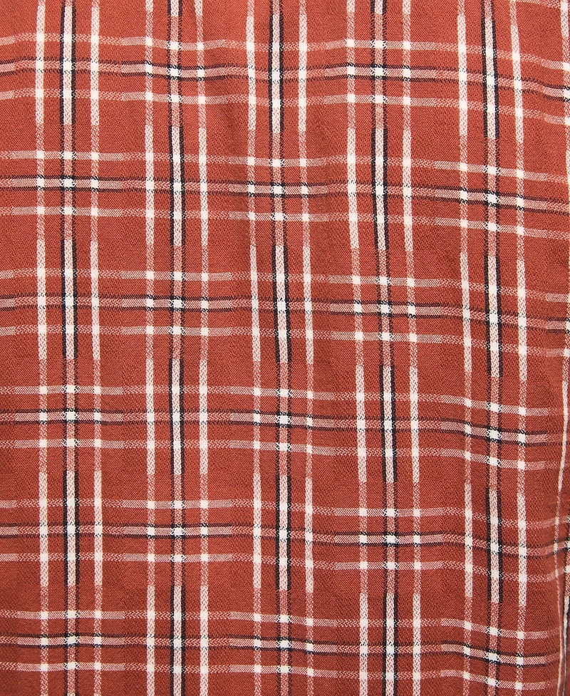 Lucky Brand Men's Camp Collar Untucked Shirt