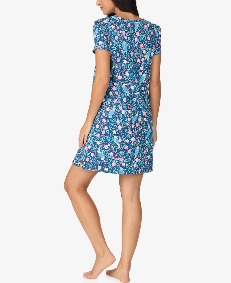 Cuddl Duds Women's Short-Sleeve Sleep Shirt