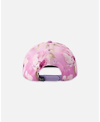 Draft - Deux par Girls' Flower Print Cap