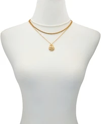 Guess Multi-Layer Imitation Pearl Chain Necklace