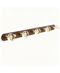 Yigii Crystal Coat Rack with Hooks for Bathroom Decoration