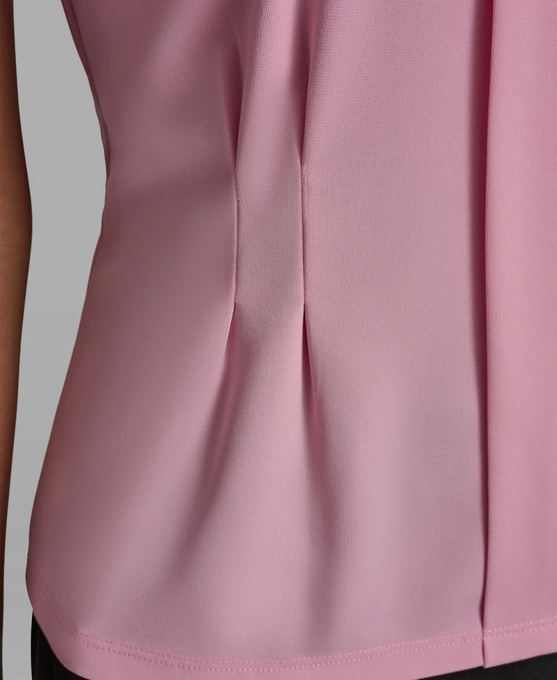 Karl Lagerfeld Paris Women's Crewneck Cut and Sew Top