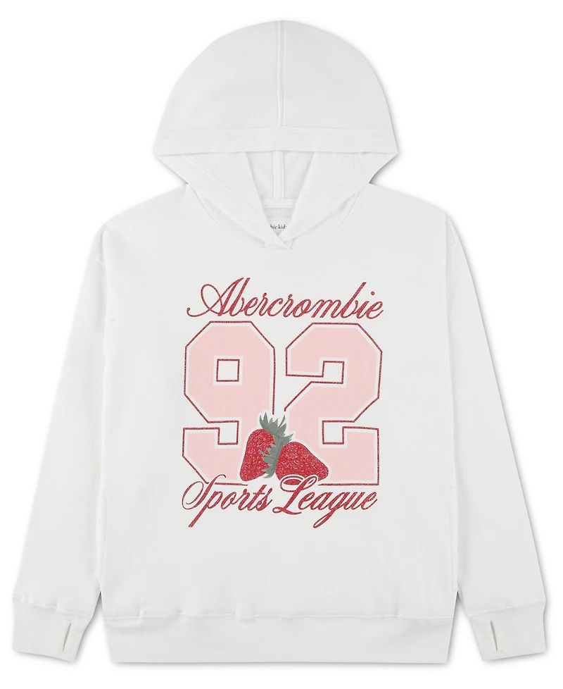 abercrombie kids Girls' Strawberry Pull-On Hoodie