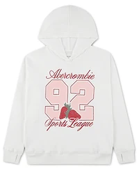 abercrombie kids Girls' Strawberry Pull-On Hoodie