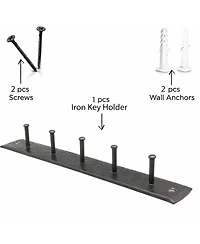 Yigii Rustic Wall Key & Accessory Holder