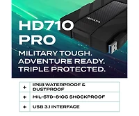 Adata HD710 Pro 1TB Usb 3.1 IP68 Waterproof/Shockproof/Dustproof Ruggedized External Hard Drive (AHD710P-1TU31-cbk)