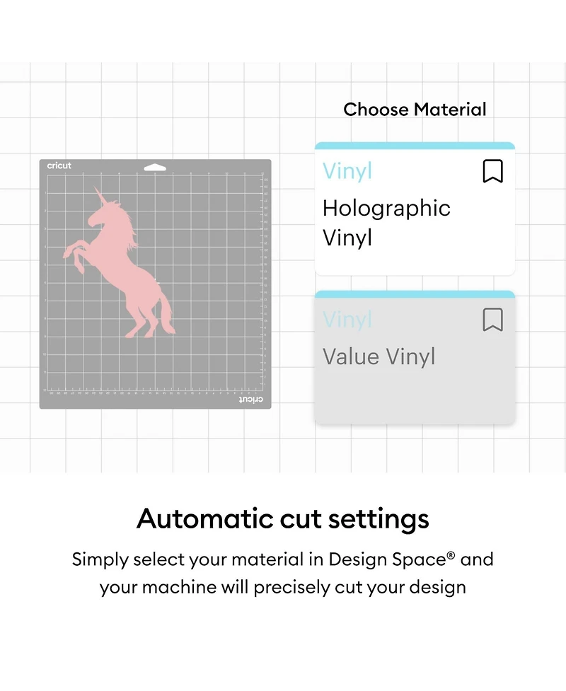 Cricut Holographic Vinyl Permanent, Mythical Sampler - 12 in x 12 in Sheets