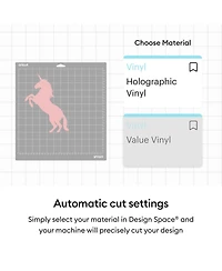 Cricut Holographic Vinyl Permanent, Mythical Sampler - 12 in x 12 in Sheets