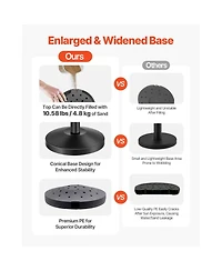 Yescom 6 Piece Crowd Control Stanchion Set with Retractable Belts for Exhibitions