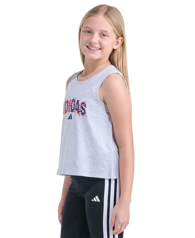 adidas Girls' 8-16 Sleeveless Tank Top