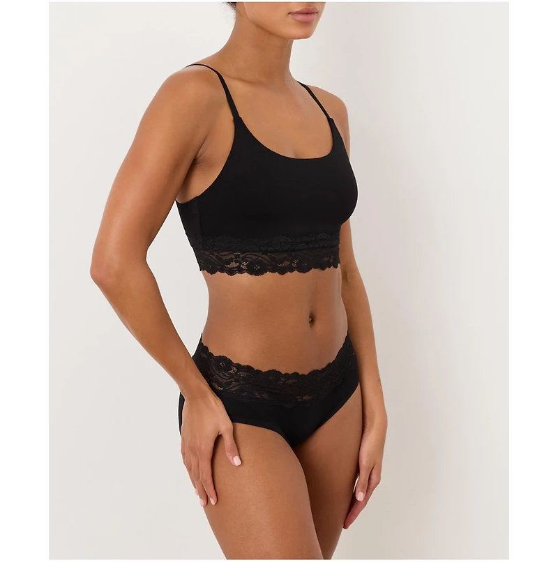 Pact Women's Lace Modern Scoop Bralette