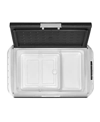 Mecale 52.8QT/50L Car Refrigerator Freezer, -4°F to 68°F, 12/24V Dc & 100-240V Ac, Portable Compressor Cooler