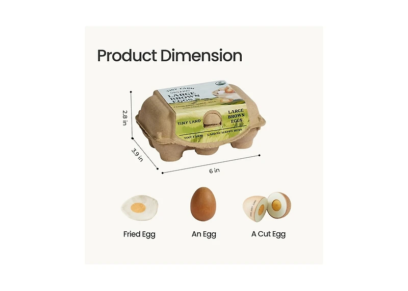 Tiny Land Kids Egg Combo Playset