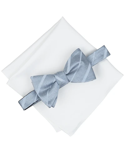 Alfani Men's Braden Solid Bow Tie & Pocket Square, 2-Piece Set, Macy's Exclusive