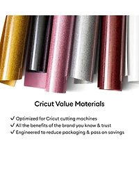 Cricut Glitter Value Iron-on Heat Transfer Vinyl - 10 x 8 ft
